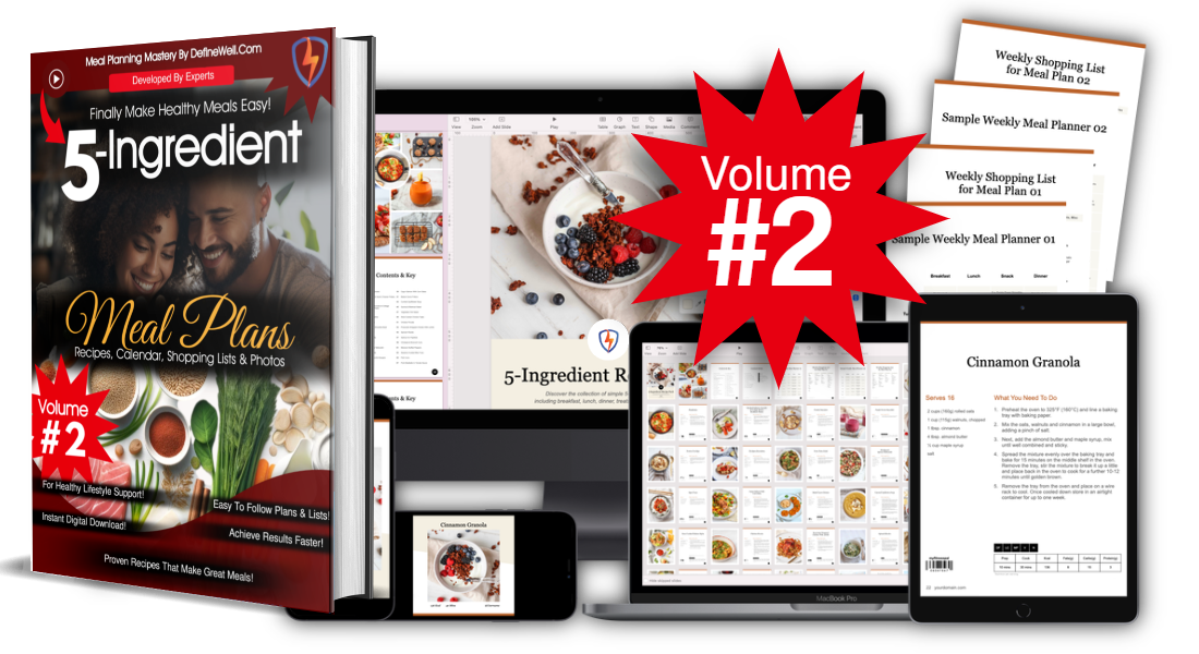 Meal Plan Bundle Template 2 5 Ingredients
