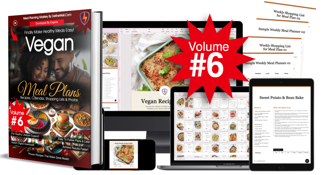 Meal Plans Bundle Template 6 Vegan