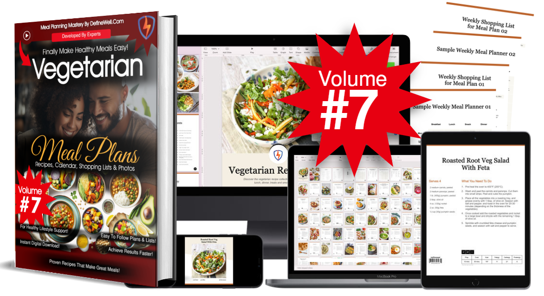 Meal Plans Bundle Template 7 Vegitarian