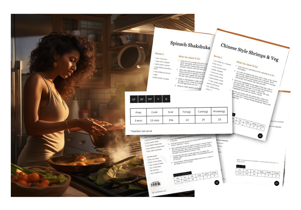 Meal Plans Mastery Woman Cooking